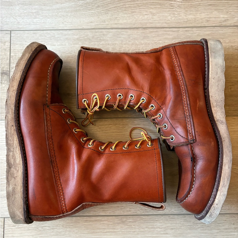 Red Wing 8-Inch Boot in Oro Legacy Leather